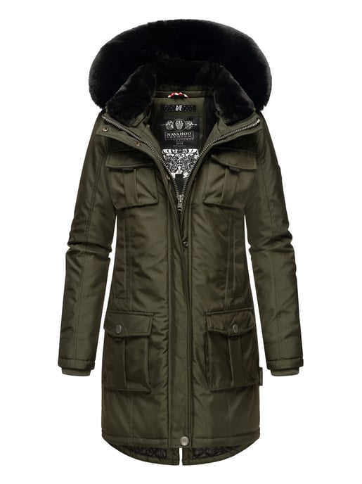 Navahoo Premium Damen Winterjacke Tiniis – Stylisch, Warm & Mit Stofftasche - Image 1