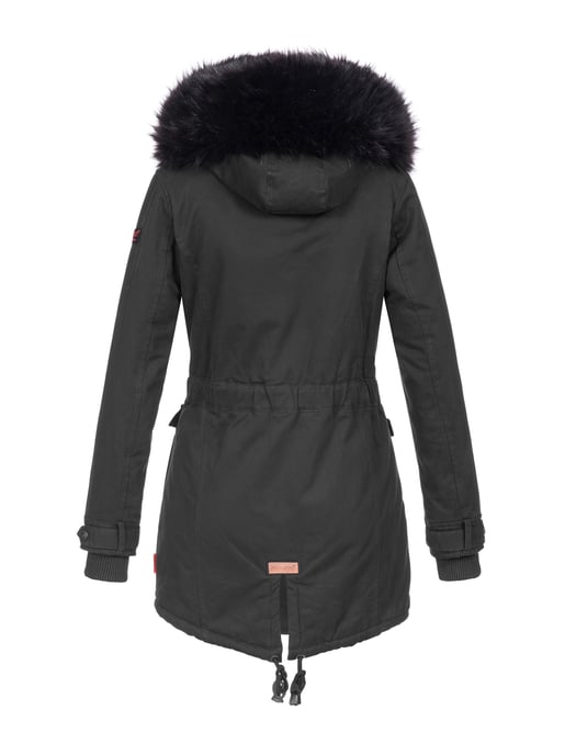 Navahoo Damen Winterjacke Luluna – Mit Teddyfell & Abnehmbarem Kunstfellkragen - Image 3