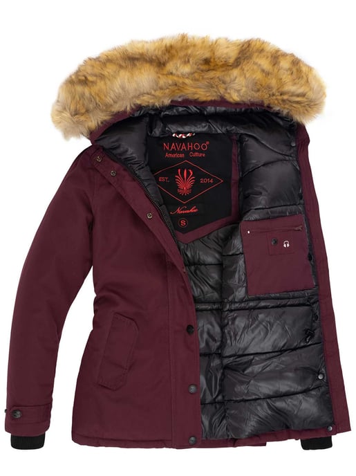 Navahoo Damen Winterjacke Laura – Warm, Stylisch & Mit Abnehmbarem Kunstfellkragen - Image 4
