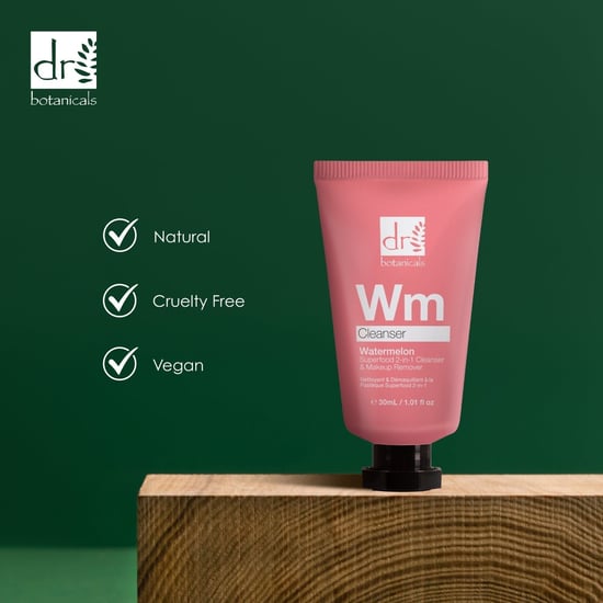 Dr Botanicals Wassermelonen Superfood 2-in-1 Reiniger & Make-up Entferner 30ml - Image 4
