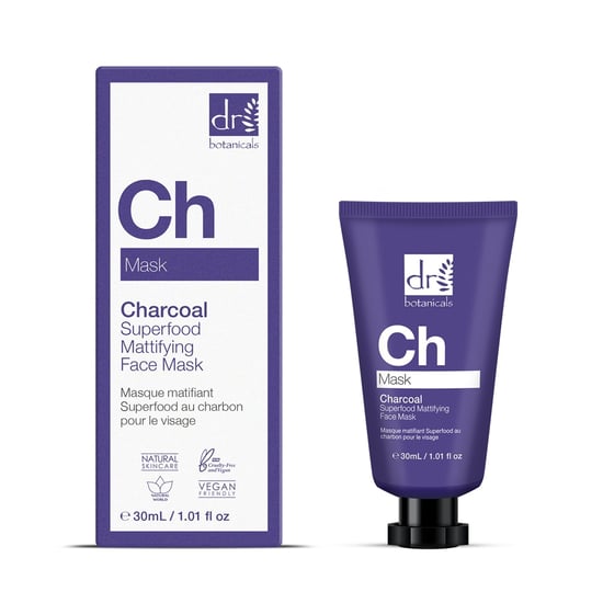 Dr. Botanicals Advanced Charcoal Superfood Mattierende Gesichtsmaske 30 ml - Image 2