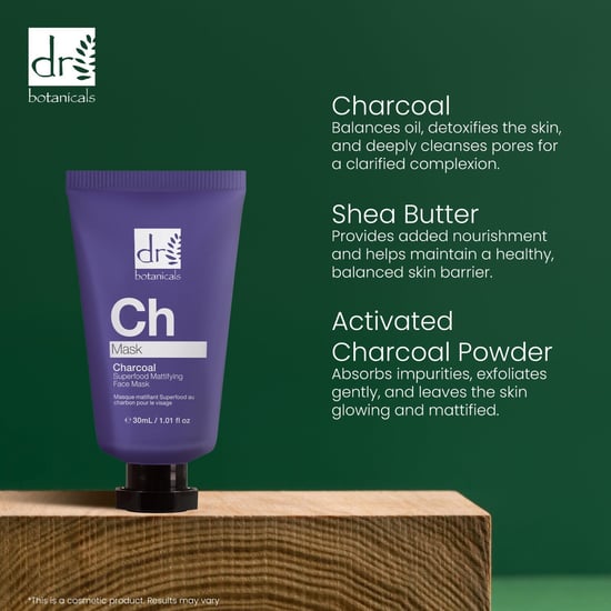 Dr. Botanicals Advanced Charcoal Superfood Mattierende Gesichtsmaske 30 ml - Image 6