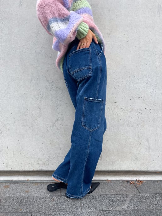 Rory Cargo-Jeans in Dunkelblau - Image 5