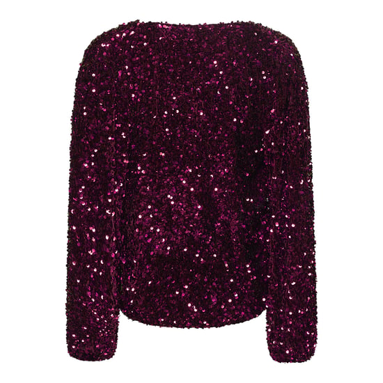 Teagan Wickelbluse in Pink - Image 2
