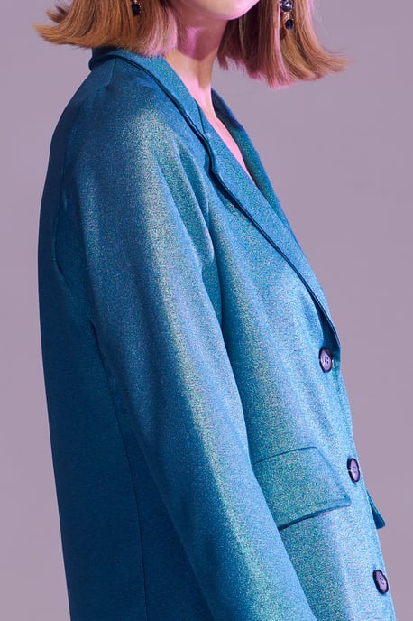 Tina Blazer in Blau - Image 4