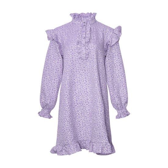 Reno Ruby Rüschenkleid in Flieder - Image 1