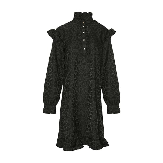 Reno Ruby Volantkleid in Schwarz - Image 1