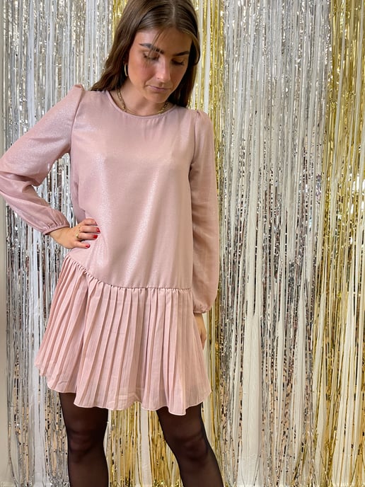 Dagmar Lurex-Kleid in Pink - Image 5