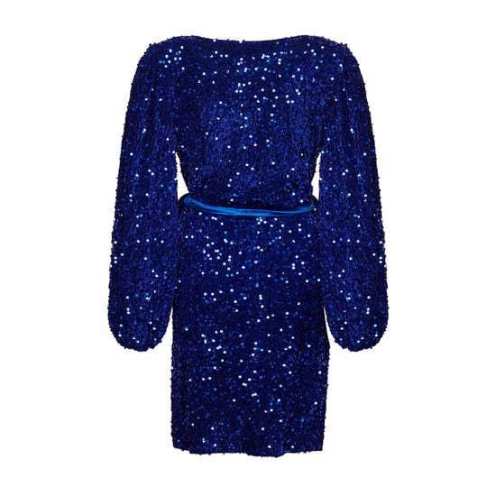 Teagan Wickelkleid in Marineblau/Blau - Image 2