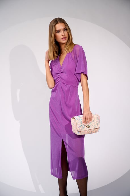 Wien Midi Kleid in Flieder - Image 4