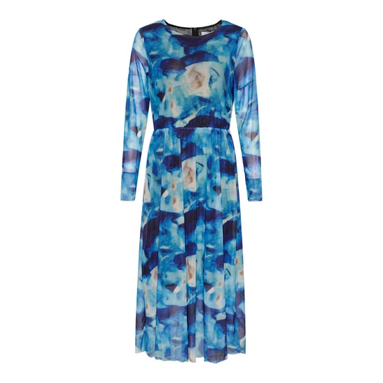 Polly langes Kleid in Blau-Mix - Image 1