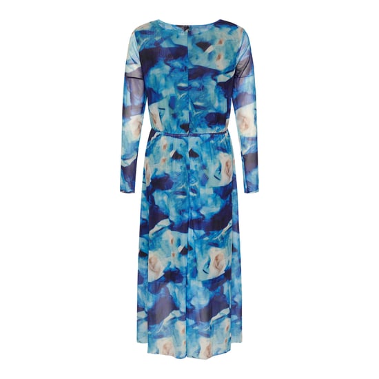 Polly langes Kleid in Blau-Mix - Image 2