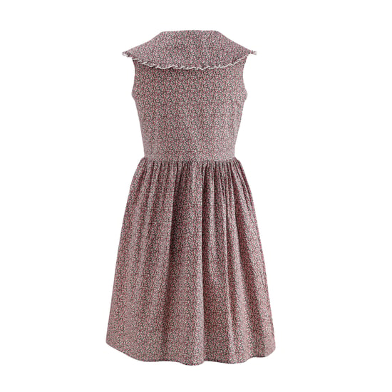 Cilla Kleid aus Baumwoll-Popeline in Rosa - Image 2