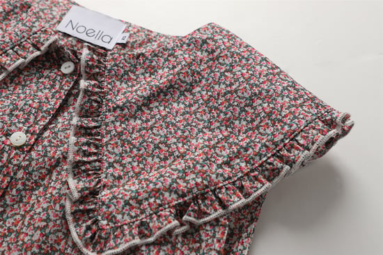 Cilla Kleid aus Baumwoll-Popeline in Rosa - Image 3