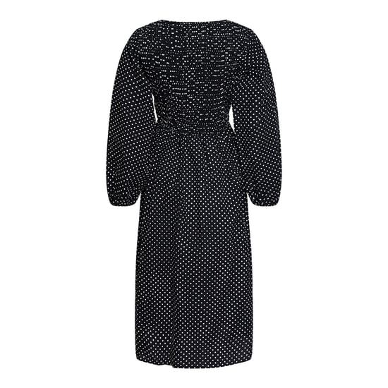 Viol Kleid Baumwolle in Schwarz gepunktet - Image 2
