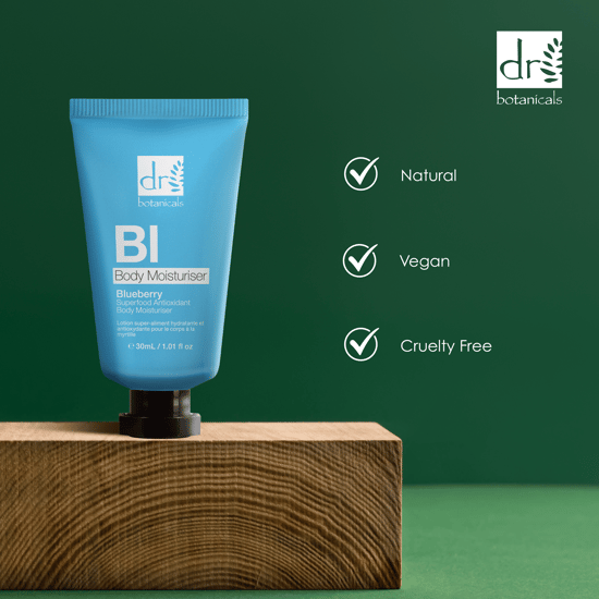 Dr. Botanicals Blaubeer Superfood Antioxidans Körperfeuchtigkeitspflege 30ml - Image 4