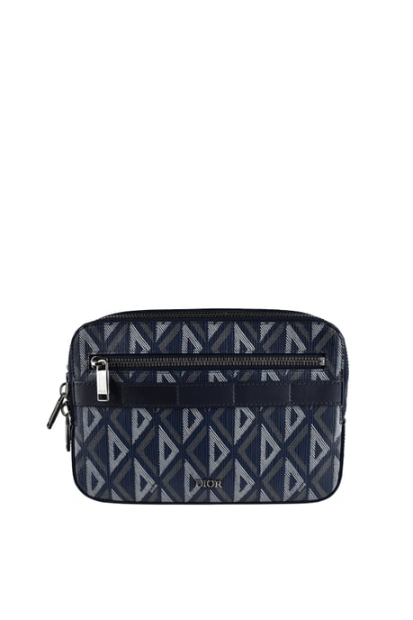 Dior Umhängetasche Safari Pouch Blau - Image 1