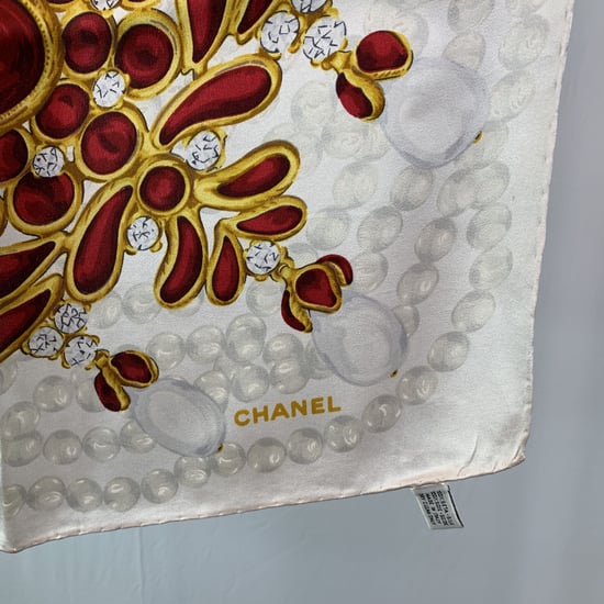 Chanel Vintage Seidenschal - Image 5