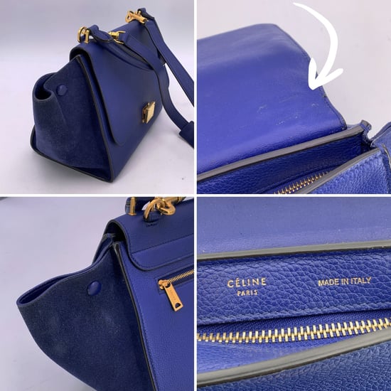 Celine Lederhandtasche Trapez - Image 6