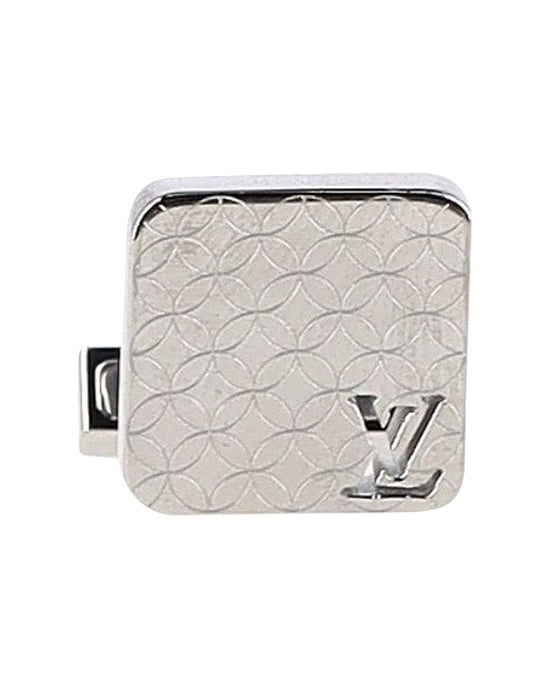 Louis Vuitton Champs Elysées Manschettenknöpfe aus silbernem Metall - Image 4
