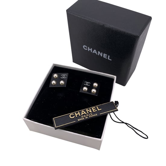 Chanel Plastikohrringe CC - Image 2