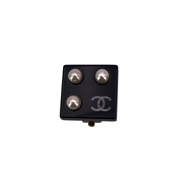 Chanel Plastikohrringe CC - Image 3