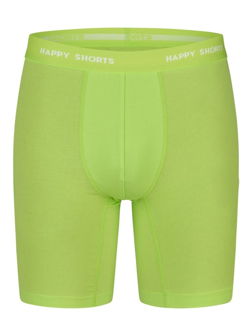 Happy Shorts Herren Retro Boxer Neon Long 4-Pack Retroshorts, Vintage Boxer, - Image 3