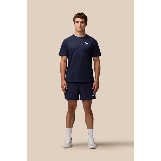Castore Adapt Trainings-T-Shirt Polyester Herren Blau Sportshirts - Image 4