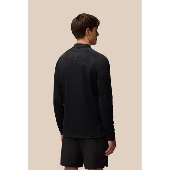 Castore Adapt Training 1/4 Zip Top Polyester Herren Schwarz Sport-T-Shirts - Image 2
