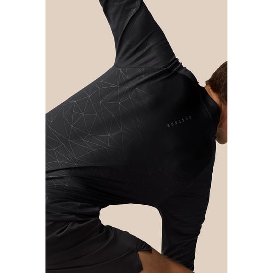 Castore Adapt Training 1/4 Zip Top Polyester Herren Schwarz Sport-T-Shirts - Image 6