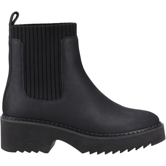 TOMS Millie Leder Damen Schwarze Absatzstiefeletten - Image 5
