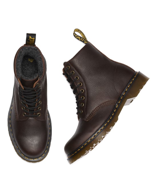 Dr. Martens 1460 Pascal Warm Lined 8 Eye Lederbraune Stiefel - Image 6