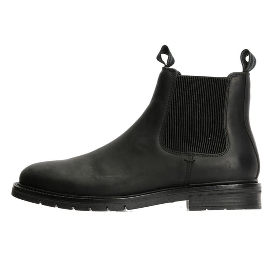 Tower London Harbour Leder Herren Schwarze Stiefel - Image 6