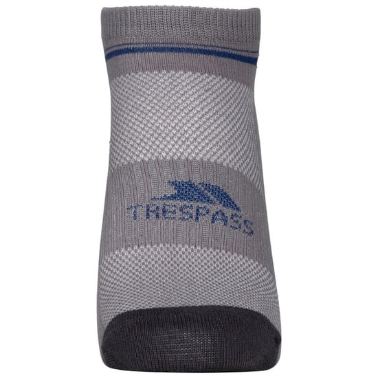 Trespass - "Isolate" Sneaker-Socken für Herren/Damen Unisex (2er-Pack) (Platin/Dunkelgrau) - Image 2