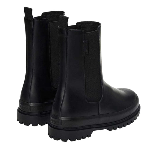 Superga - "3006 Alpina" Stiefeletten für Damen, Boxleder (Ganzschwarz) - Image 2