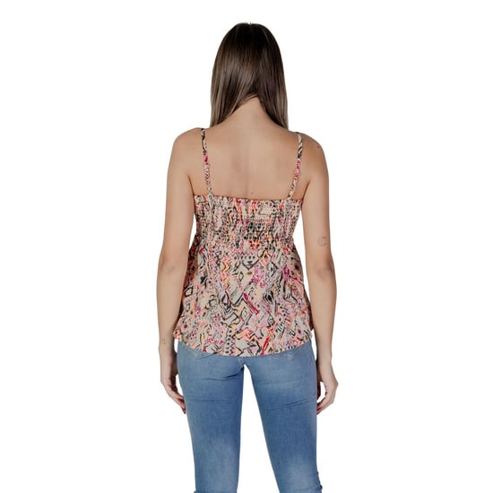 Bedrucktes Peplum-Cami-Top ohne Ärmel mit quadratischem Ausschnitt - Image 2