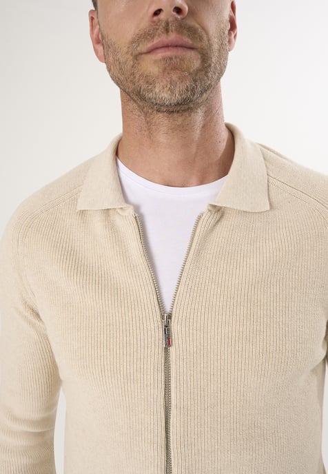 Strickjacke Strickjacke Mit Durchgehendem Reißverschluss - Image 3