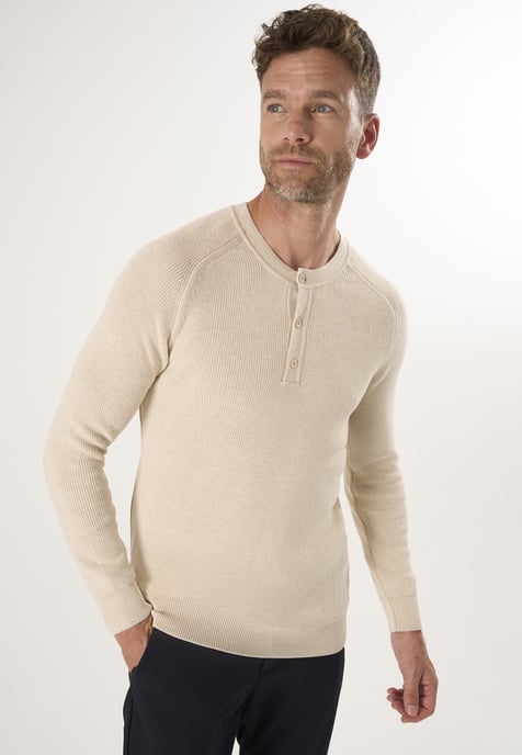 Pullover Pullover Mit Rundhalsausschnitt Und Knöpfen - Image 2
