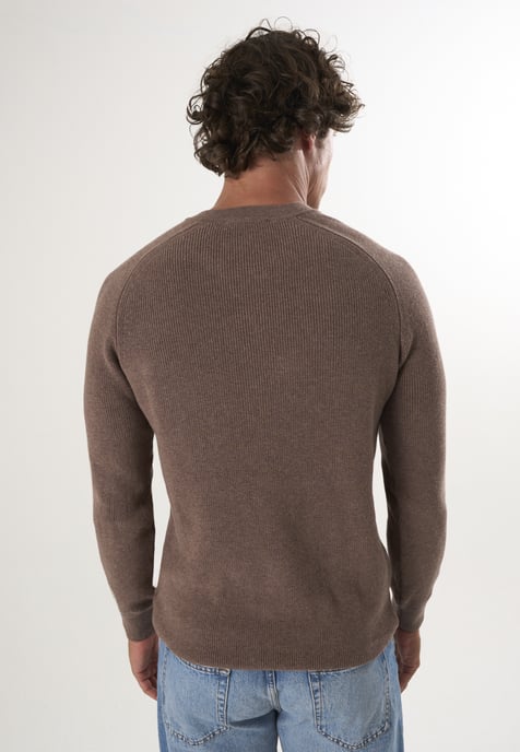 Pullover Pullover Mit Rundhalsausschnitt Und Knöpfen - Image 4