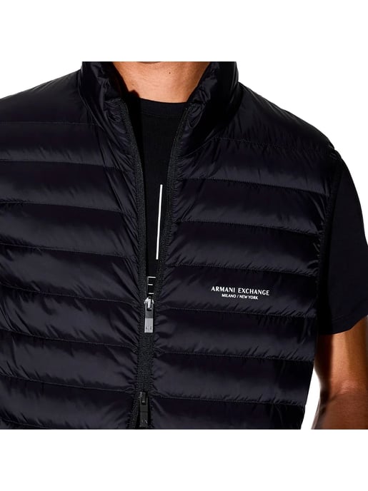 Armani Exchange Herren-Steppjacke, ärmellos, Milano NYC - Image 3