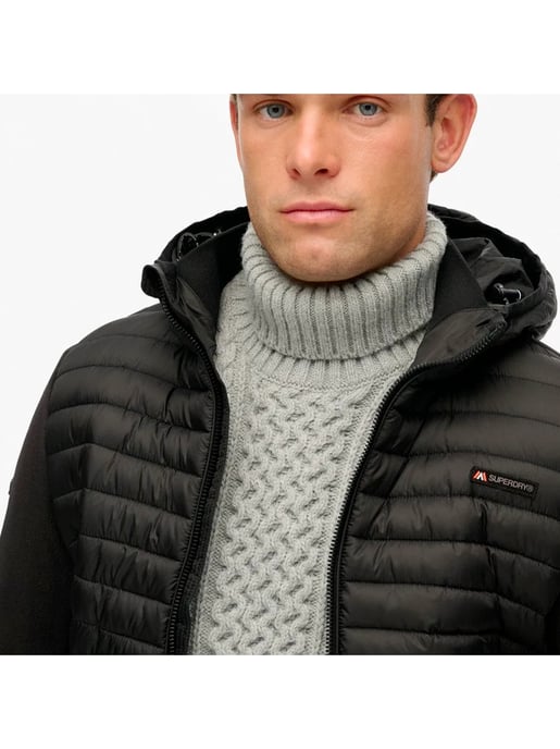 Superdry Herren-Hybrid-Fleecejacke - Image 4