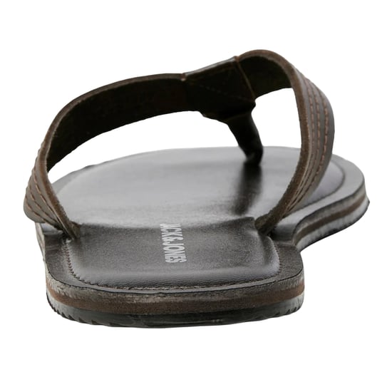 Jack And Jones - Herren Flipflops "Washton", Leder (Steinbraun) - Image 2