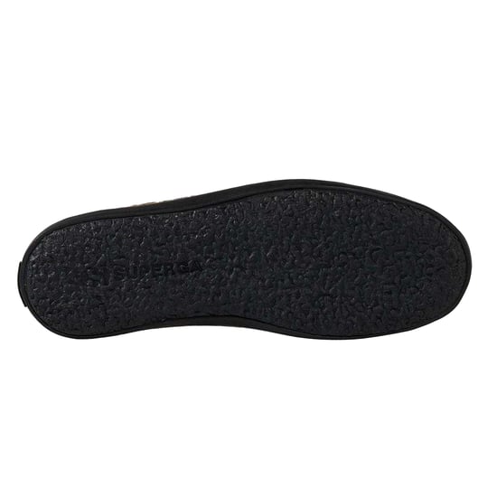Superga - "2441" Leo-Muster Ballerinas für Damen, Leder, Kalbshaar (Braun/Schwarz) - Image 4