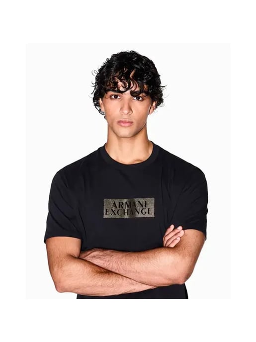 Armani Exchange Herren-Signature-T-Shirt - Image 2