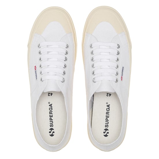 Superga - Herren/Damen Unisex Sneaker "2390 Military" (Weiß/Naturweiß) - Image 3