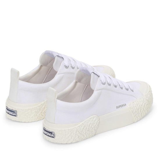 Superga - Herren/Damen Unisex Sneaker "2660 Stripe Big Bumpers" (Weiß/Naturweiß) - Image 2