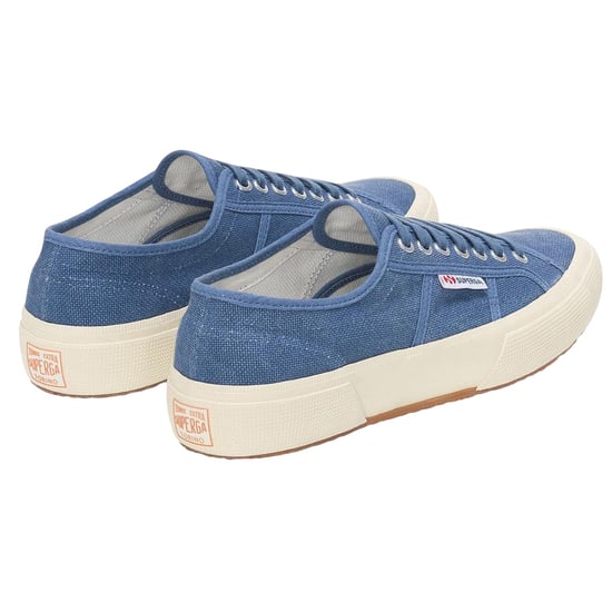 Superga - Herren Sneaker "2750 OG", Gewaschene Baumwolle (Marine/Naturweiß) - Image 2