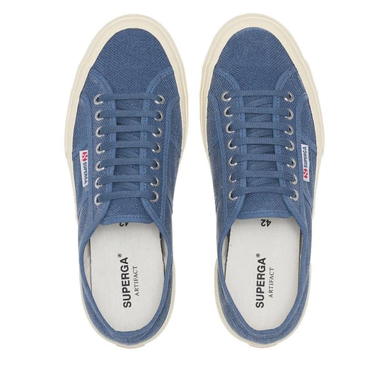 Superga - Herren Sneaker "2750 OG", Gewaschene Baumwolle (Marine/Naturweiß) - Image 3