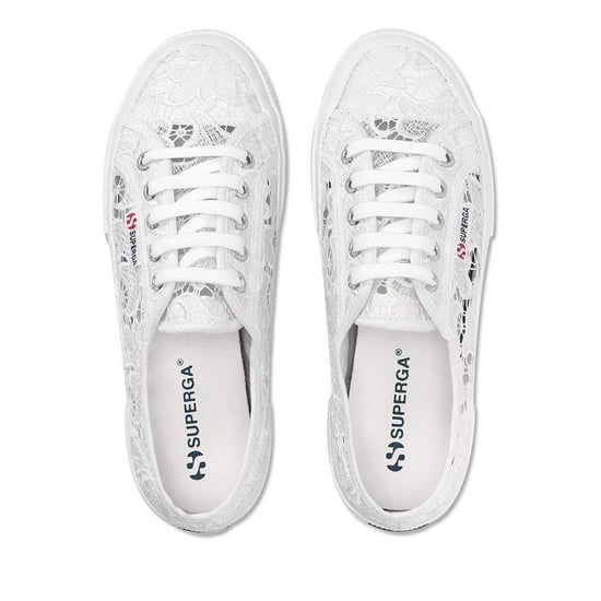 Superga - Herren/Damen Unisex Sneaker "2750", Makramee (Weiß) - Image 3
