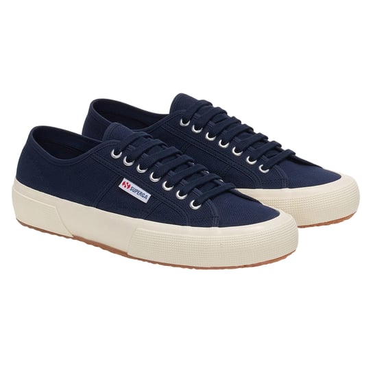 Superga - Herren/Damen Unisex Sneaker "2750 OG" (Marine/Naturweiß) - Image 3